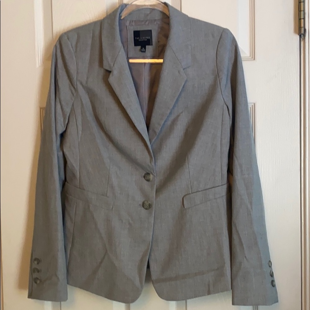 The limited collection heathered gray blazer